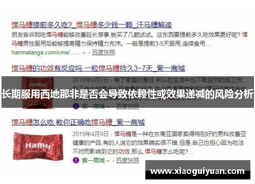长期服用西地那非是否会导致依赖性或效果递减的风险分析